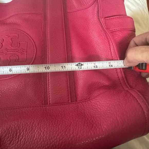 Tory Burch Fuchsia Leather Tote - Picture 15 of 16